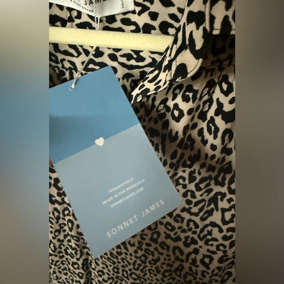 Sonnet James Leopard Print Midi Play Dress – NWT – Size M - Picture 5 of 7